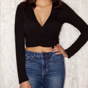 Black long sleeve shirt
